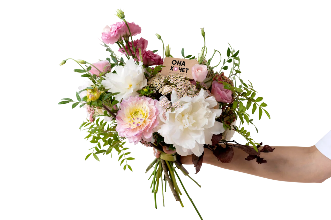 Баннер цветочного бутика «Она Хочет» в Лисичанске